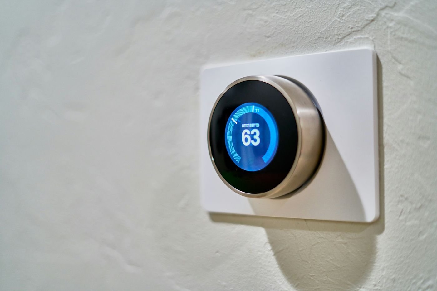 Thermostat connecté installé par EXTER3D